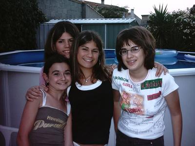 jenifer, elsa , émilie et moi